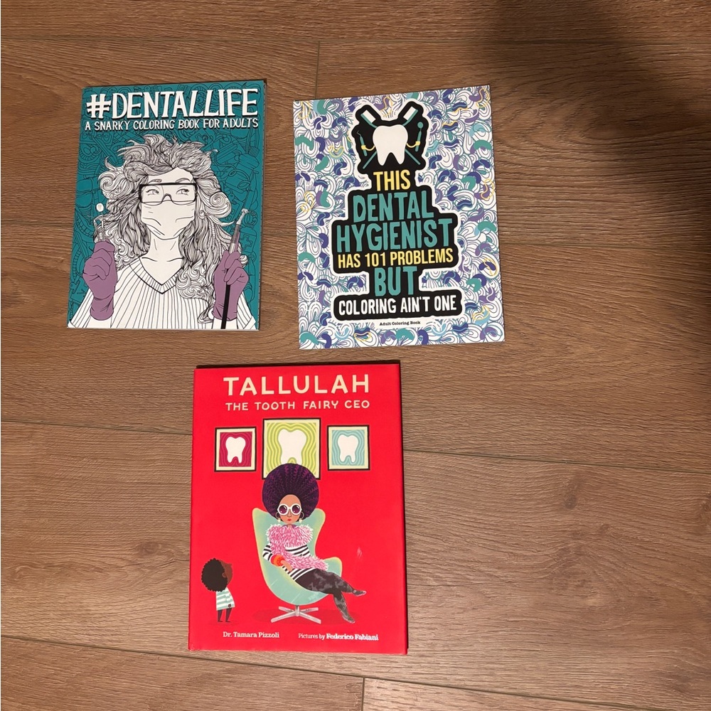 Dental Coloring and Story Books Set